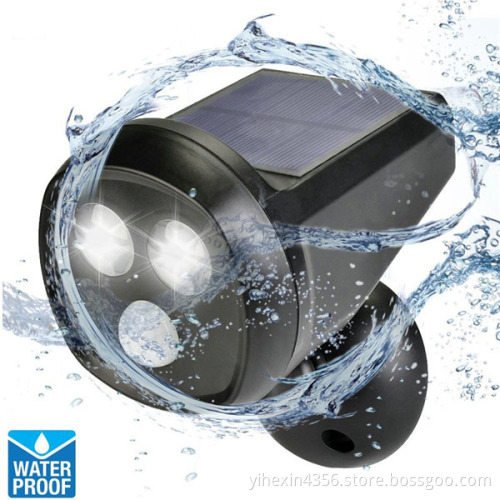 Solar Energy LED Motion Sensor Oudoor Light 2LED IP65 Waterproof Sensor Solar Wall Lamp LED